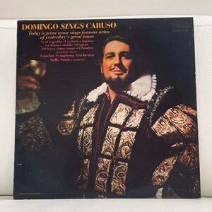 LP Placido Domingo -Domingo Sings Caruso Vinyl Record